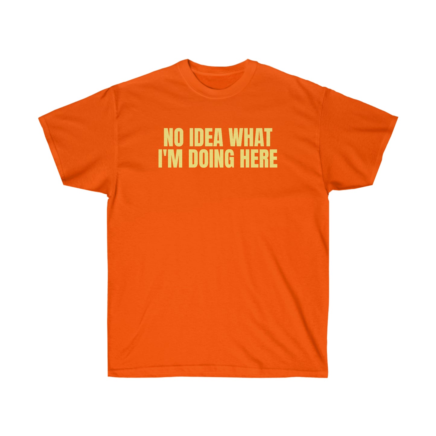 NO IDEA WHAT I'M DOING HERE TEE